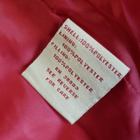 BKE Red Plaid Zip Front Puffer Vest M - Picture 8 of 8